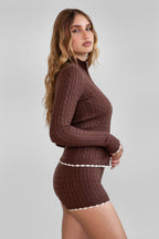 Juno Cable Knit Shorts