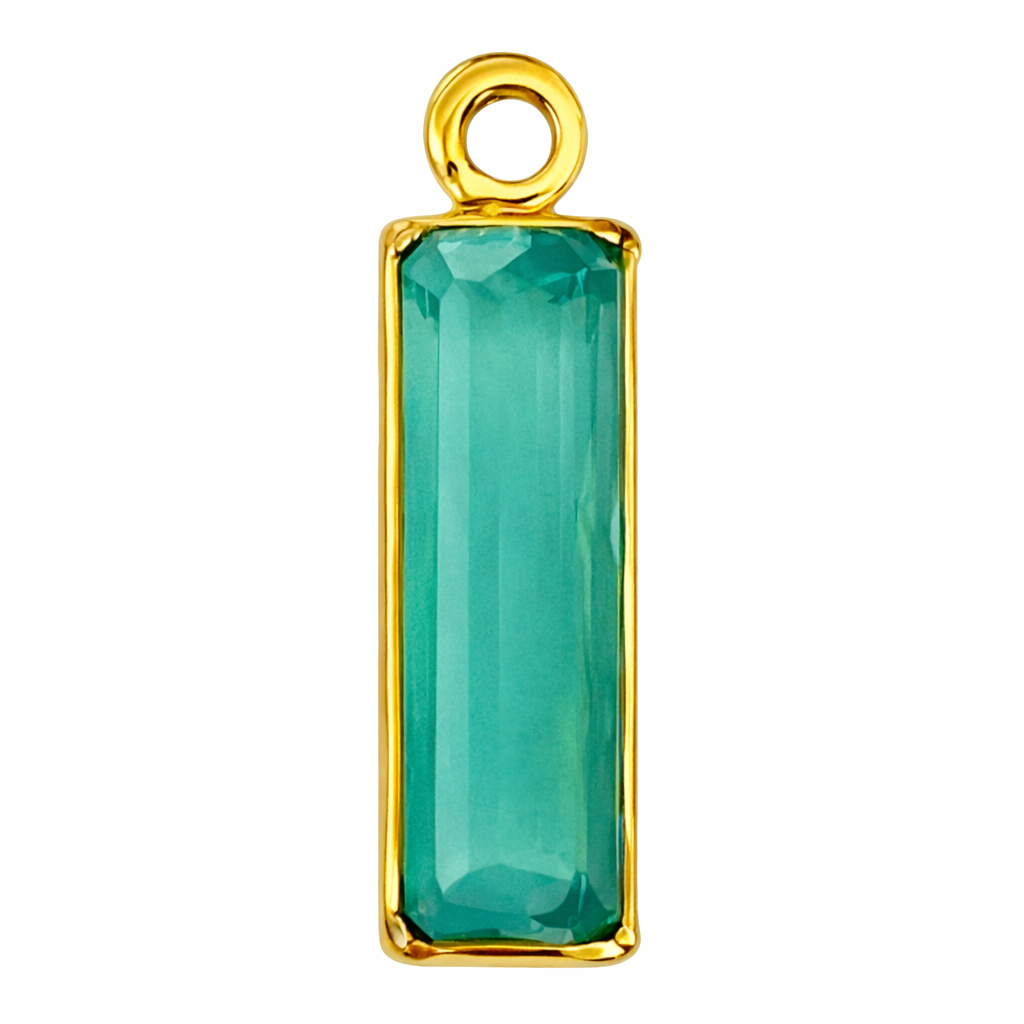 Blue Channel Drop Charm