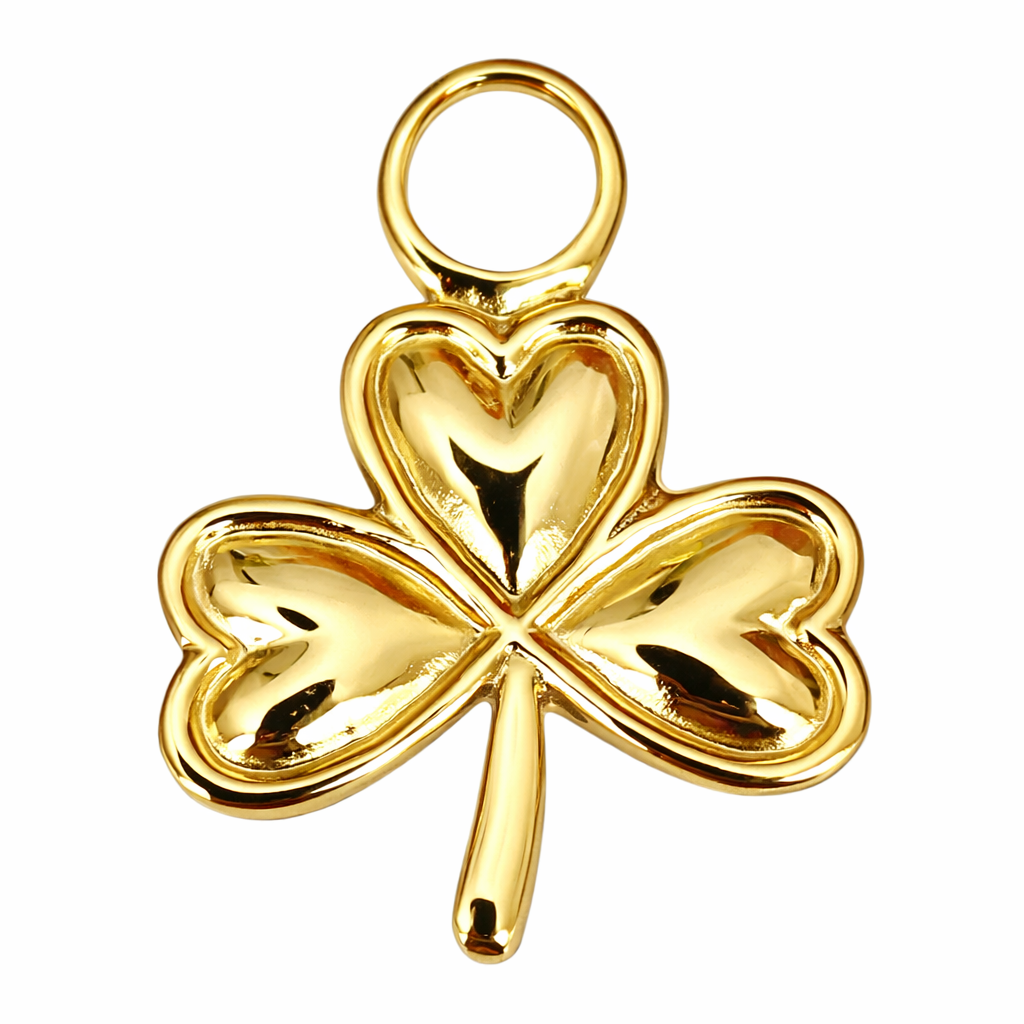 Gold Clover Charm